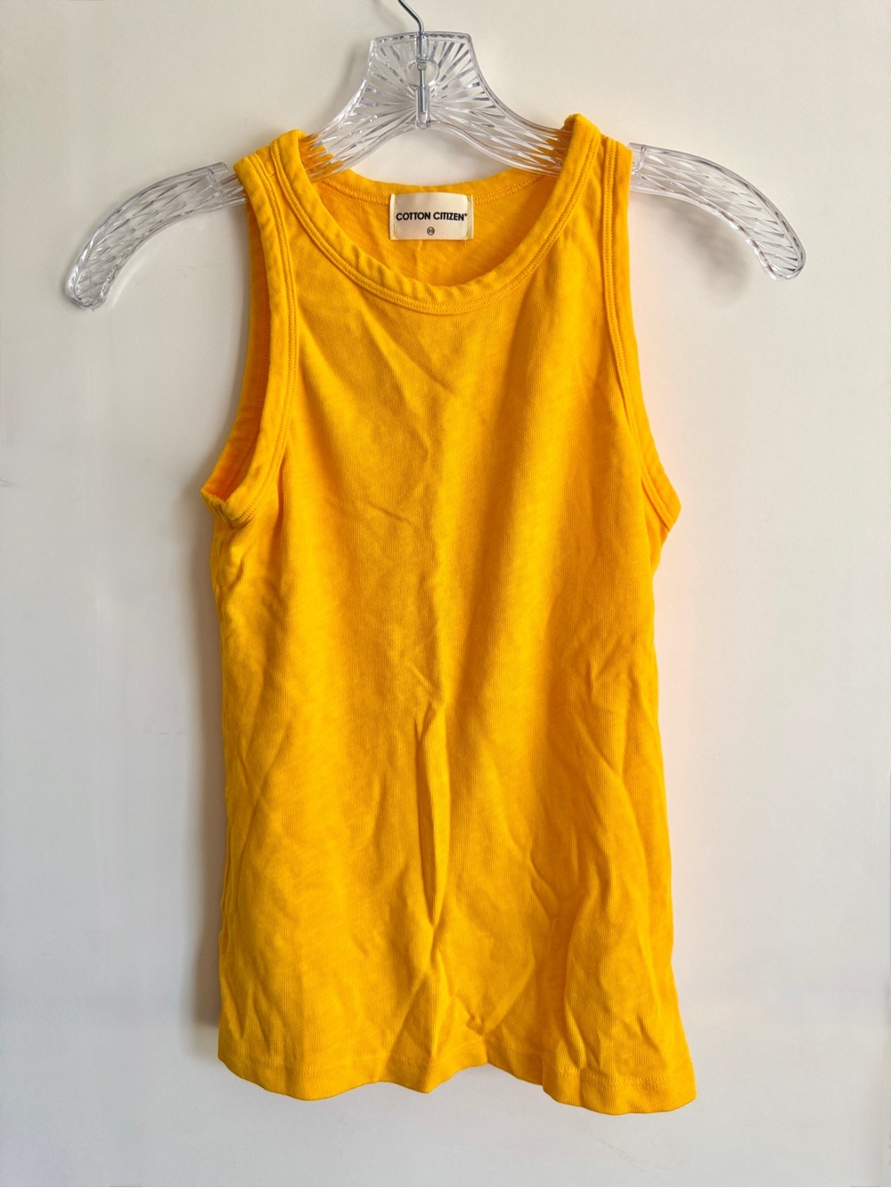 Cotton Citizen Yellow Tank Top